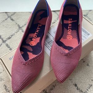 Rothy’s Size 9 Rose Double Stitch The Point